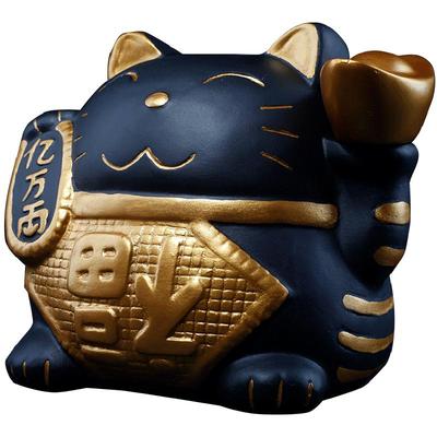 金乌炭雕招财猫开业礼品收银台