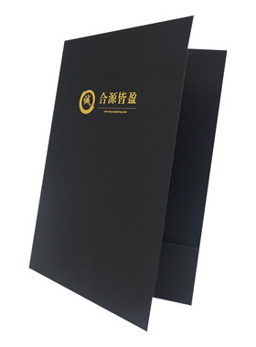 文件夹千凌马加厚珠光纸封套定制