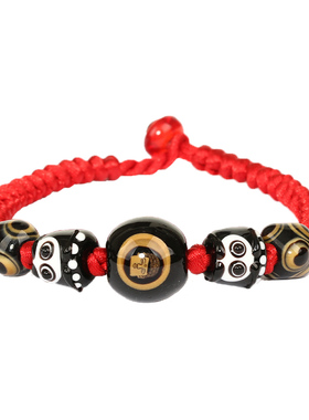 2024年新款原创日式琉璃佛头款手串达摩手链佛珠情侣腕饰包邮