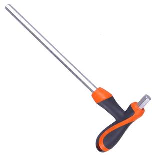 汉顿t型内六角扳手单个球头六方螺丝刀带手柄梅花型中孔内6角扳手