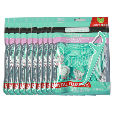 emma细滑牙线便捷超细剔牙清洁
