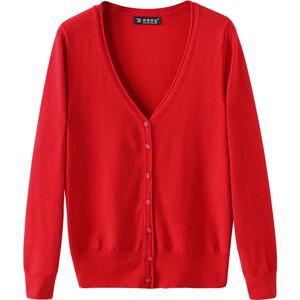 2021新款针织衫短款加大码毛衣V领开衫女装外套春秋200斤胖mm宽松