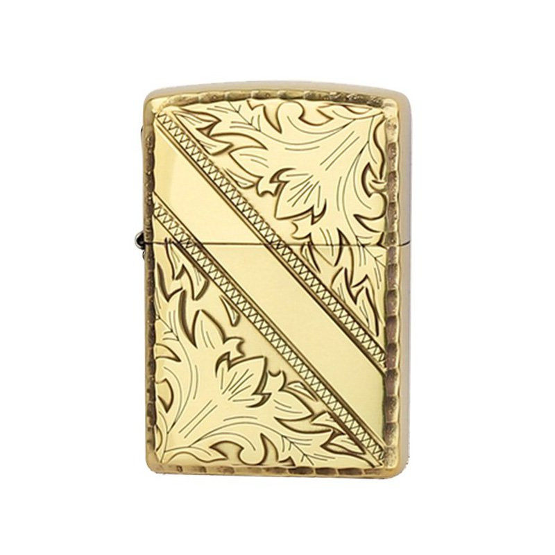 ZIPPO之宝金银叶子正品芝