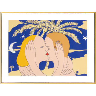 北欧瑞典艺术家Marie-Louise Ekman艾克曼小众装饰画北欧ins挂画
