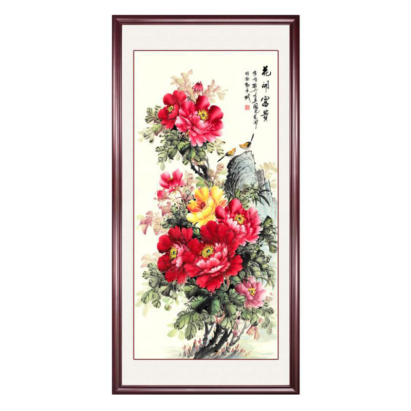 新款印花正品dmc客厅过道十字绣