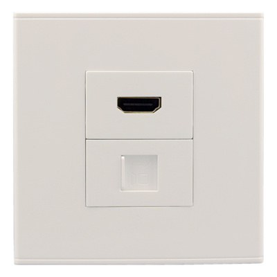 86型hdmi高清面板墙插座六类网口