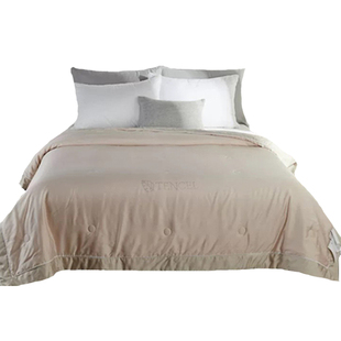 美庭60支天丝夏被胶原蛋白美颜夏被素色天丝空调被玻尿酸养护被