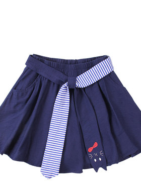 女大童短裙2025新款时尚洋气夏装12-15岁女孩蓬蛋糕半身裙裤百搭