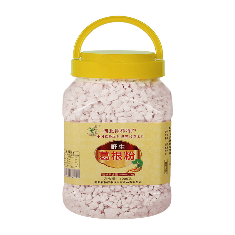 友竹堂野生颗粒葛根粉2斤装农家天然粉粉食品