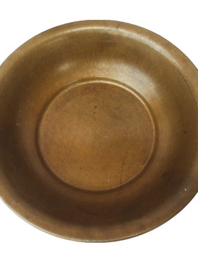 纯铜盆子黄铜盆手工盆加厚铜盆仿古盆洗脸盆足浴盆包邮铜盆结婚盆