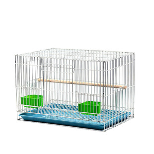 鸟笼鹦鹉鸟笼子八哥虎皮牡丹繁殖笼加大加养殖笼中大型电镀飞行笼