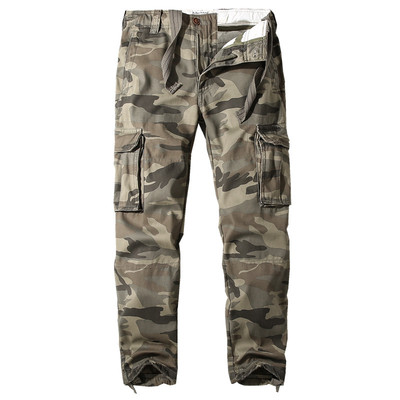 AF＆LF冬季加绒加厚保暖迷彩长裤