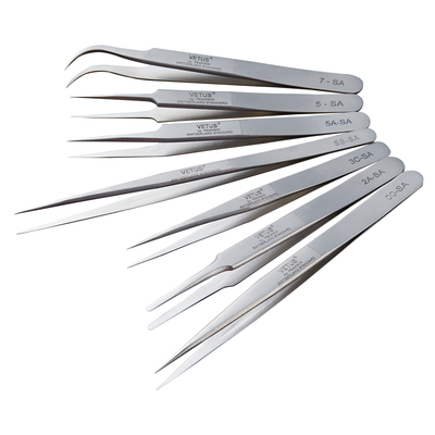 不锈钢镊子高精密VETUS耐酸碱