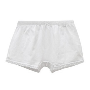 Chicks鸡仔唛罗纹平脚女童二条装纯美棉无添加安全宝宝内裤平角裤