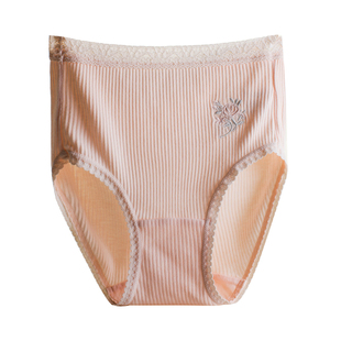 3条装外贸出口日单女士纯棉内裤白色小高腰包臀全棉有大码胖MM