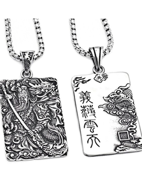 纯银韩国版女士心吻情侣吊坠