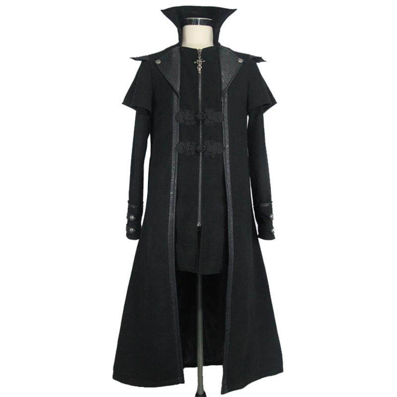 网红钢铁老爷哥特gothic长款夹克