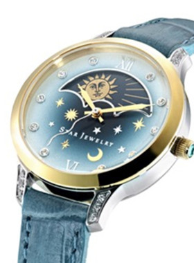 日本昼夜渐变星月手表机芯