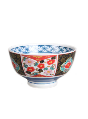 古伊万里日式风釉下彩餐具米饭碗