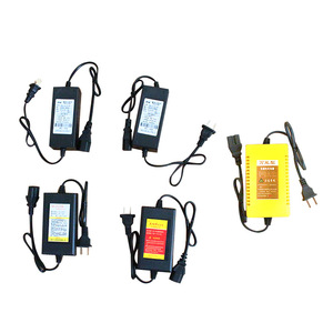 电动喷雾器充电器农用12v品字三孔方头通用电瓶智能三步式充电器