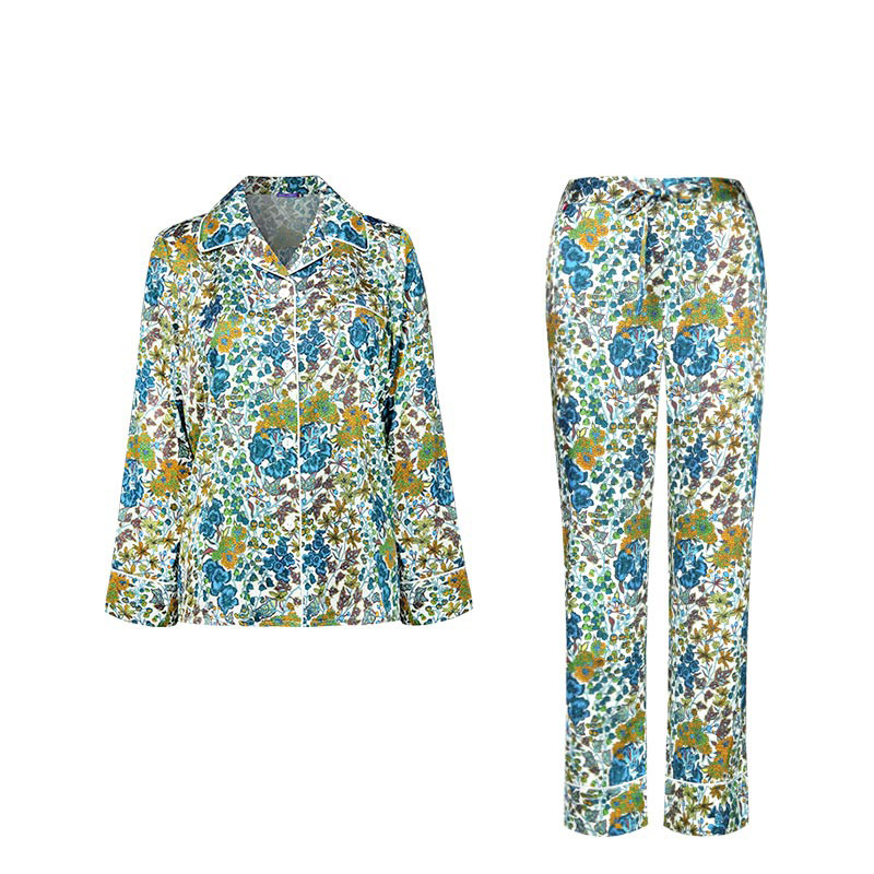 soiejardin家居服冬青印花真丝