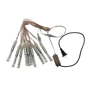 LED流星雨灯暴闪灯户外圣诞树装饰灯防水树灯灯串挂树创意闪灯