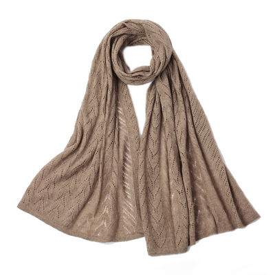 如云朵般软糯!羊绒镂空围巾