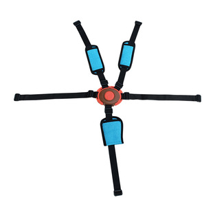 儿童五点式安全带 自行车手推车宝宝安全带小孩餐椅汽车座椅配件