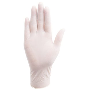 一次性手套乳胶白丁晴橡胶食品级餐饮家务塑料防水护检查加厚