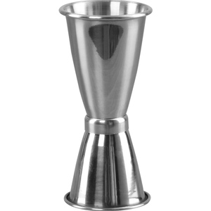 卷边不锈钢双头盎司杯加厚量酒器吧台小量杯咖啡调酒安士量杯包邮