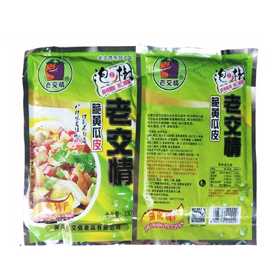 老交情泡椒味湖南特产炒菜黄瓜皮