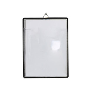 A4悬挂式文件夹挂墙壁资料展示架带支架翻页插页挂袋sop标准作业操作指导书办公档案袋PVC透明塑料文件袋批发