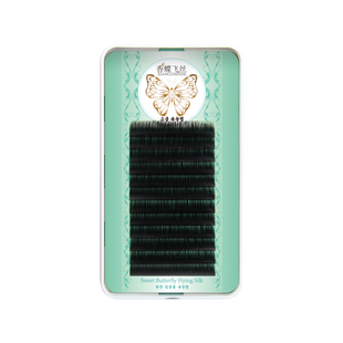 美睫嫁接 睫毛单根种植假眼睫毛超柔软自然浓密黑钻空气0.15