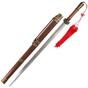 龙泉古羽刀剑宝剑秦王剑古越神剑影视古风战国装饰道具剑 未开刃