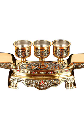 高脚供奉关公财神用品圆通佛具