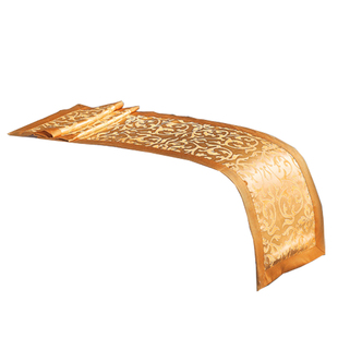 酒店床旗床尾巾欧式奢华会所床上饰品床盖垫布简约宾馆床尾垫