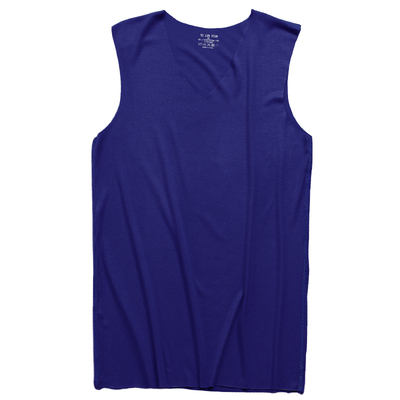 2件装冰丝速干背心男夏季外穿无痕薄款修身网格运动宽肩无袖t恤潮