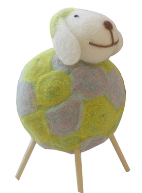 客厅柜子羊毛毡手作成品装饰摆件