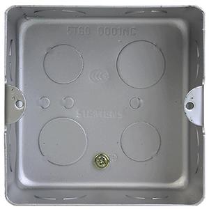 西门子开关插座SIEMENS地插底盒（暗盒）金属 地面暗盒 高强度型