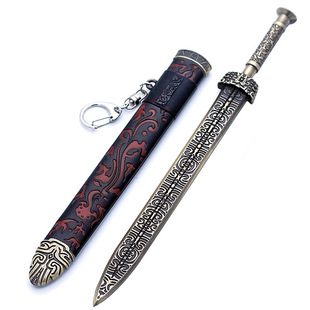 影视封神演义周边古代剑汉剑封神榜轩辕剑武器模型玩具合金兵器