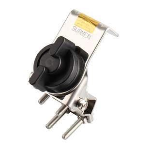 台湾新名 K1-46不锈钢行李架夹边车载对讲机电台天线夹边车台支架