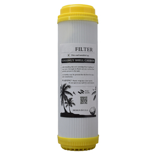 10寸平口大T33后置活性炭滤芯优质椰壳颗粒碳通用苹果6六代纯水机