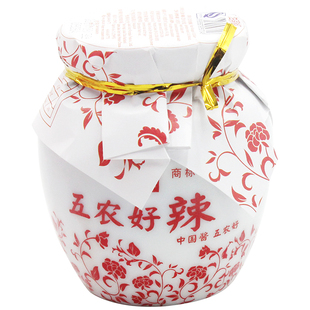 兰考特产五农好辣花生油辣椒下饭菜馒头蘸酱调味辣椒油香辣味200g