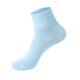 袜子女款秋冬季纯棉线中筒妈妈中老年人女士防臭中腰高质量不起球