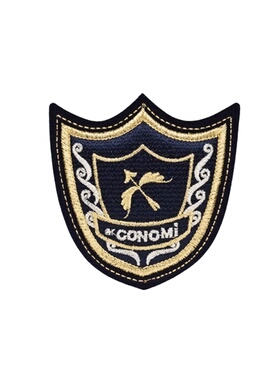日本进口配饰3款纯棉徽章conomi