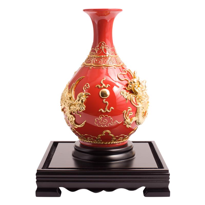 金箔龙凤呈祥新婚礼物送新娘闺蜜