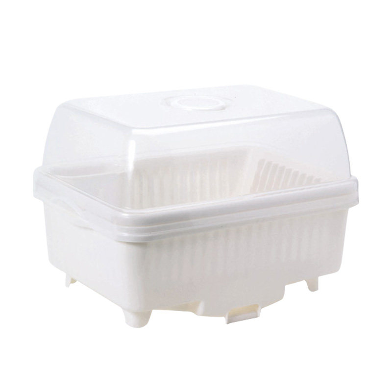 日本进口带盖滴水碗盘厨房用品