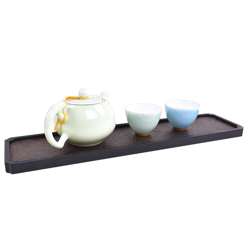 竹制托盘日式风壶承功夫茶具