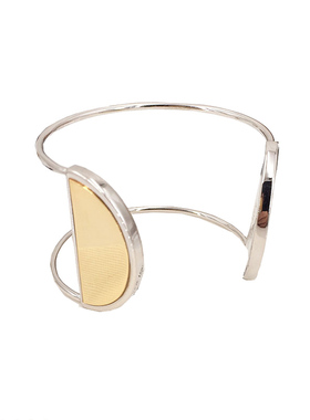 小众欧美风金色开口森系手镯