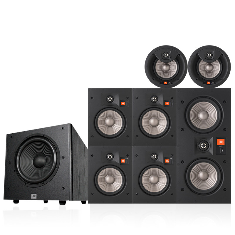 JBL STUDIO28IW嵌入式家庭影院5.1音响套装7.1杜比全景声环绕音箱